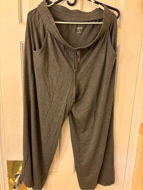 Alfani Olive Gray Drawstring Lounge Pants Size Medium